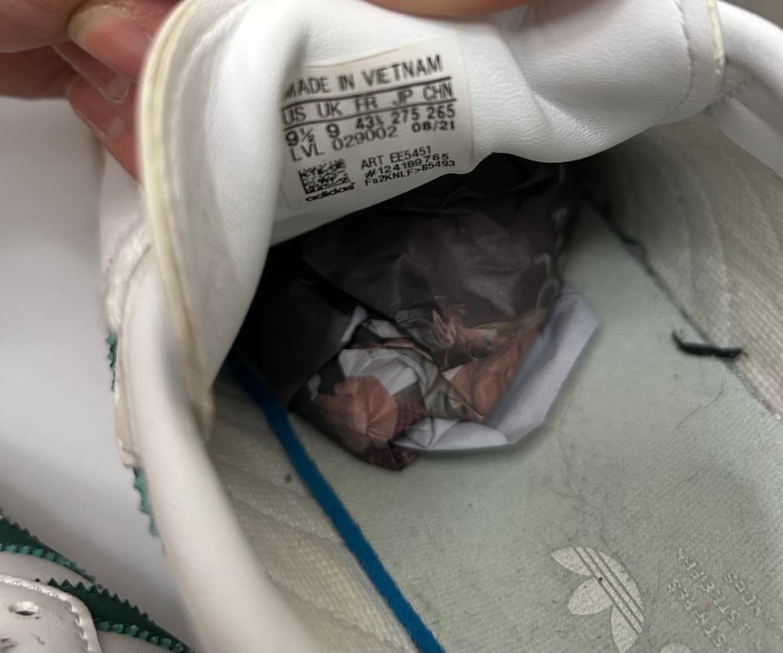 아디다스 삼바 OG 화이트 그린 상품이미지4