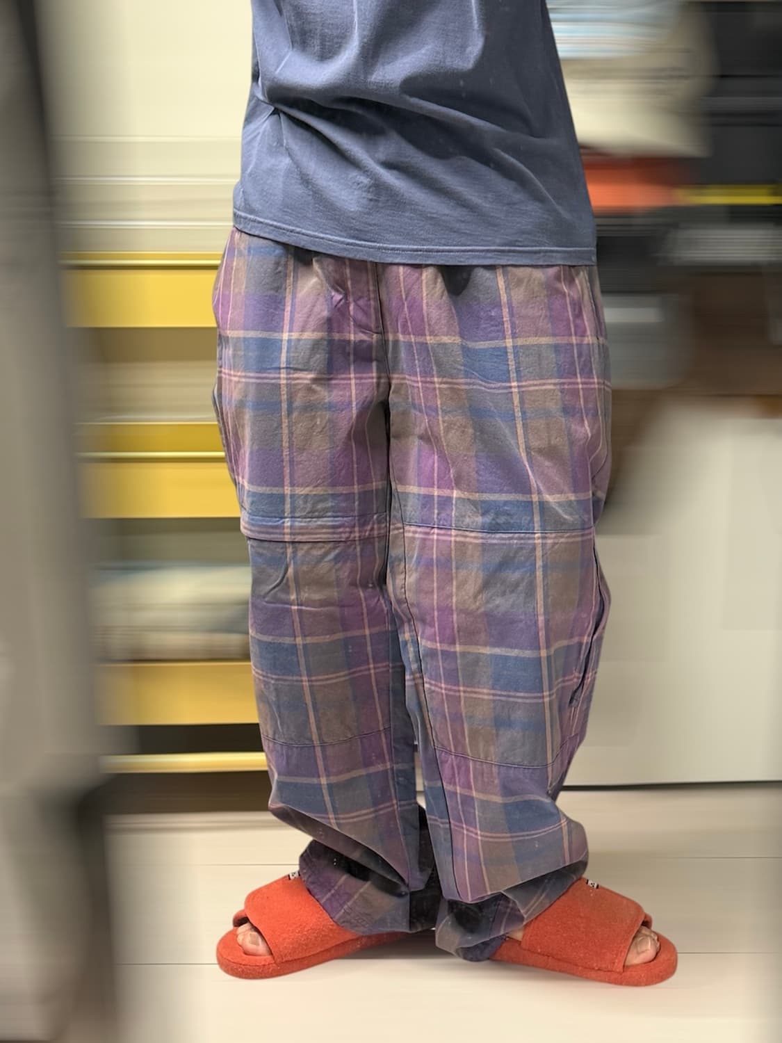 슈프림 코튼 신치 팬츠 플레이드 - 24SS 상품이미지9