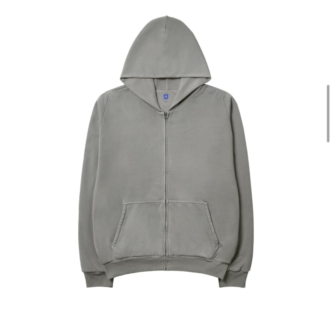 이지 x 갭 yzy 후드 집업 그레이 M 상품이미지1