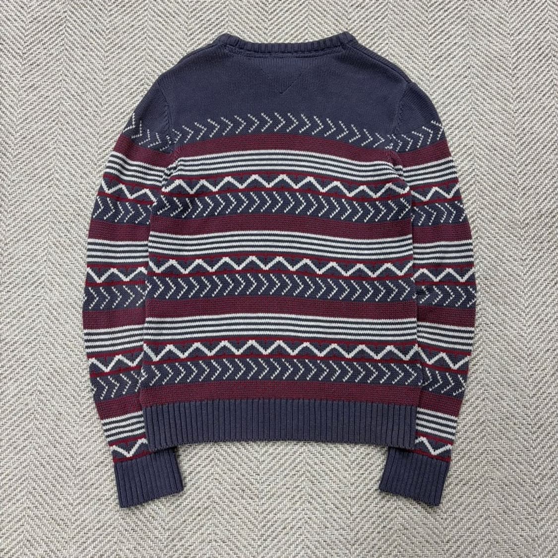 타미힐피거데님 패턴 니트 v2135 상품이미지2