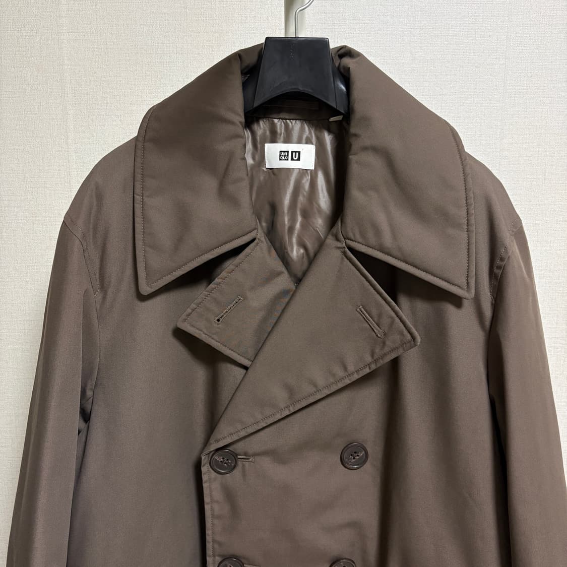 유니클로 U 패디드 피코트 / 브라운, XL 상품이미지2