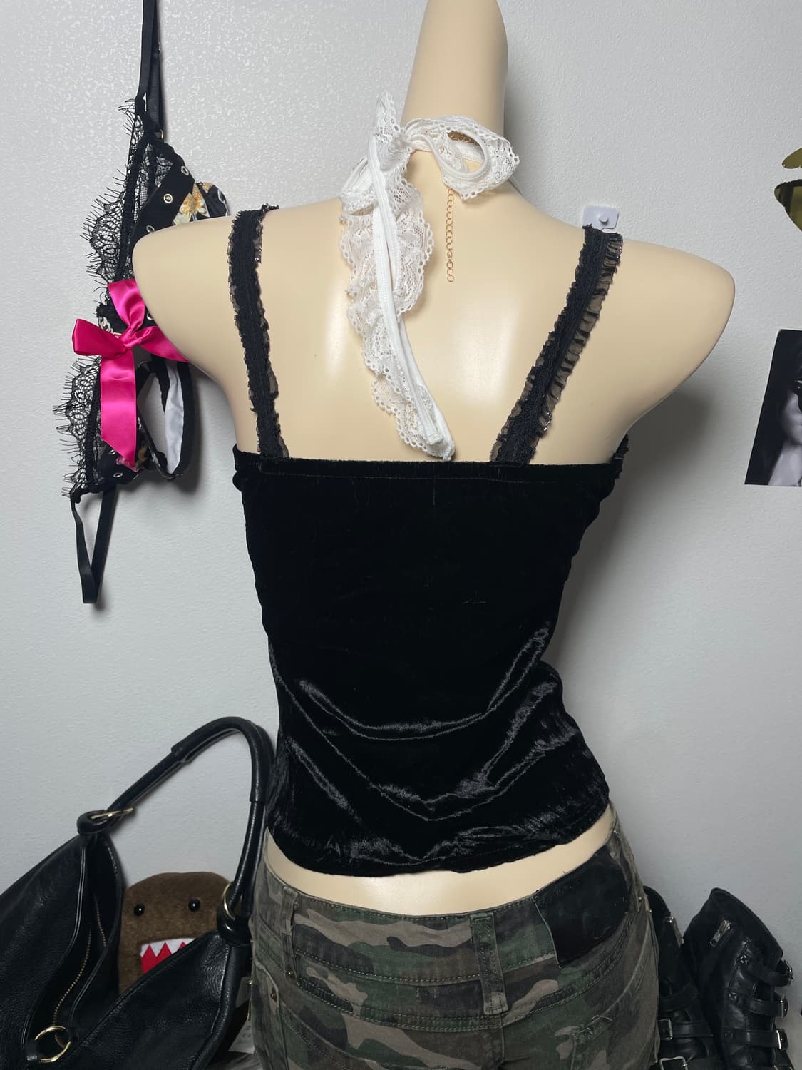 벨벳 레이스 나시 상품이미지3