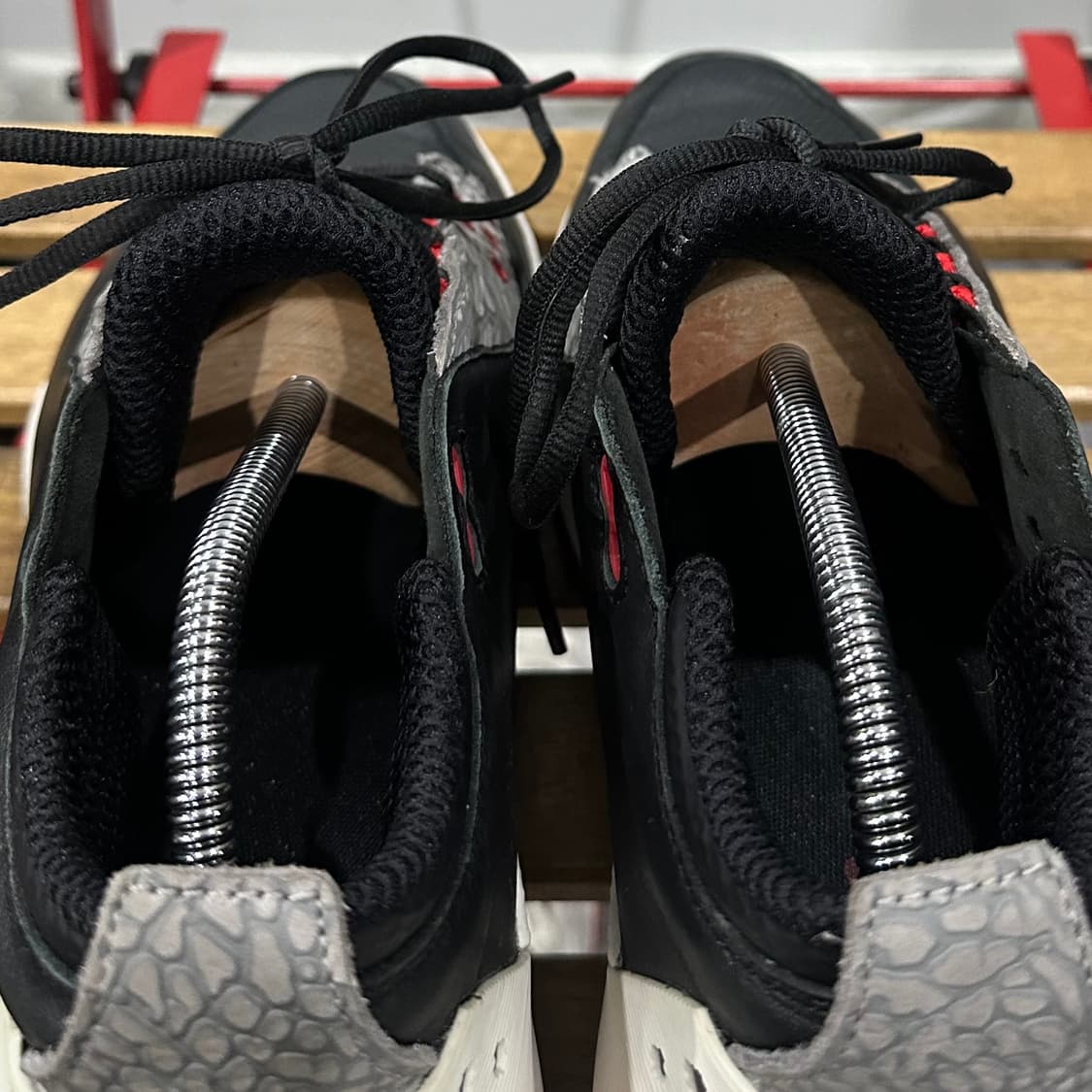 265) 조던 골프화 남성 남자 골프화 ADG 4 레더 블랙/레드 상품이미지5