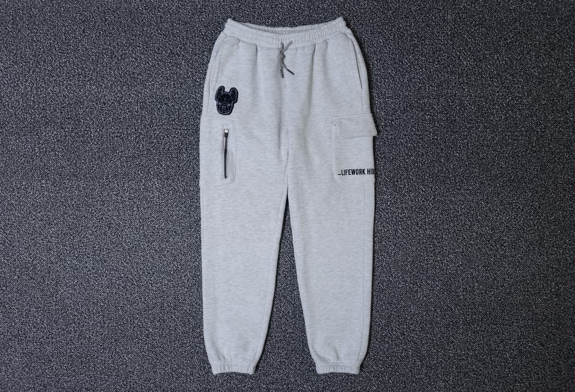 [무료배송][FREE]라이프워크 남여공용 터프트 기모 조거 팬츠 상품이미지1