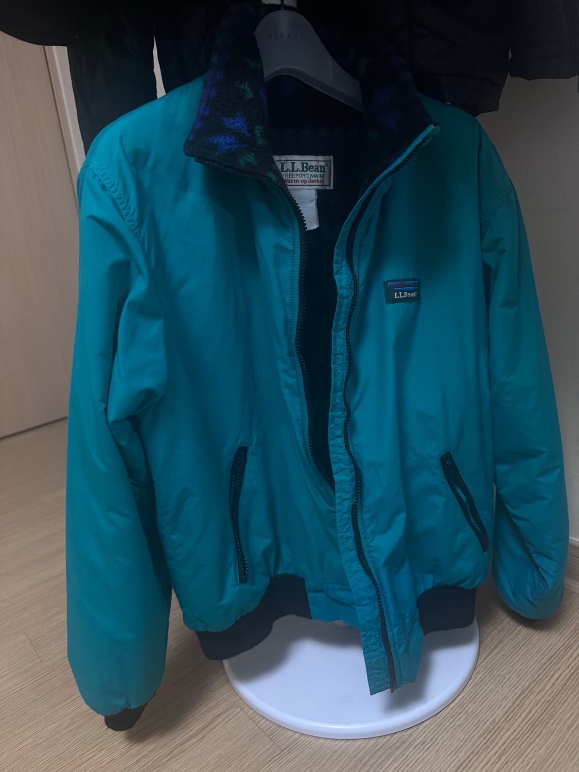 80s 엘엘빈 아즈텍 나일론 웜업 자켓 상품이미지1