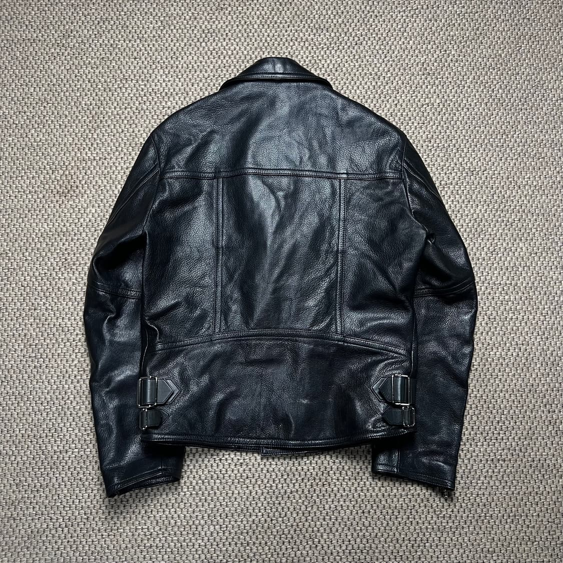 타임옴므 염소가죽 라이더 자켓 블랙 95 상품이미지2