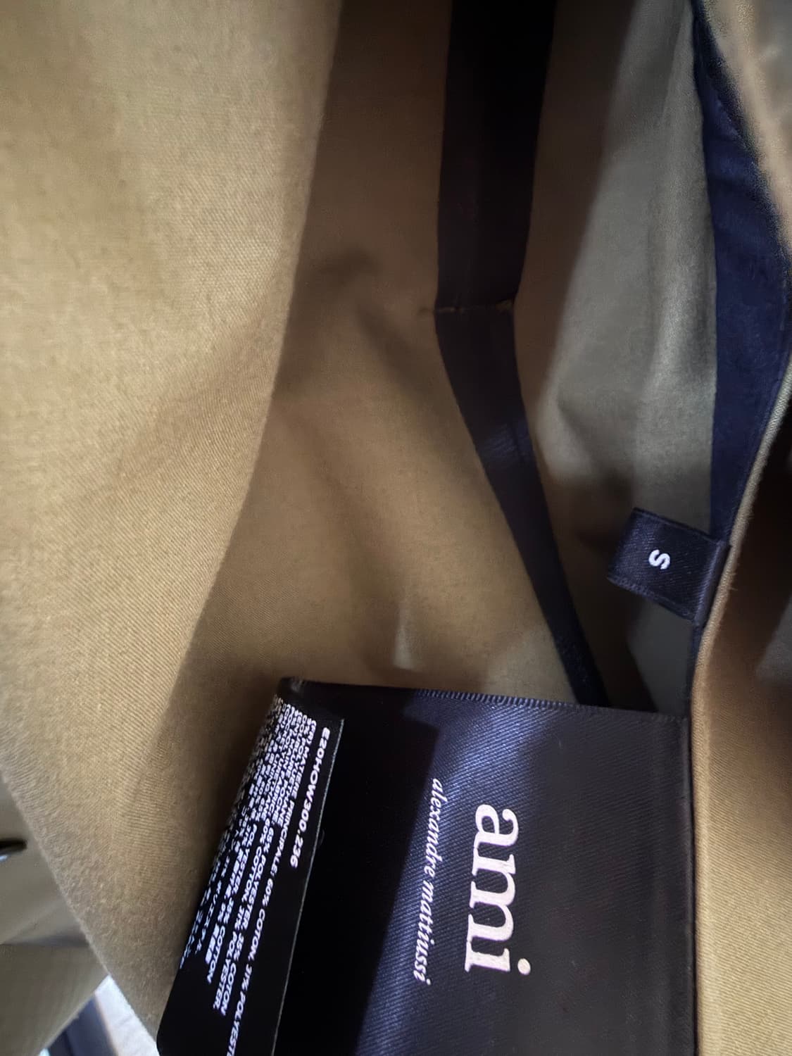 [아미] 오버사이즈 벨트 트렌치코트  상품이미지3