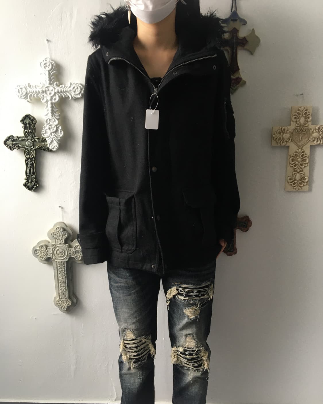 Vondutch fake fur hood coat 상품이미지1