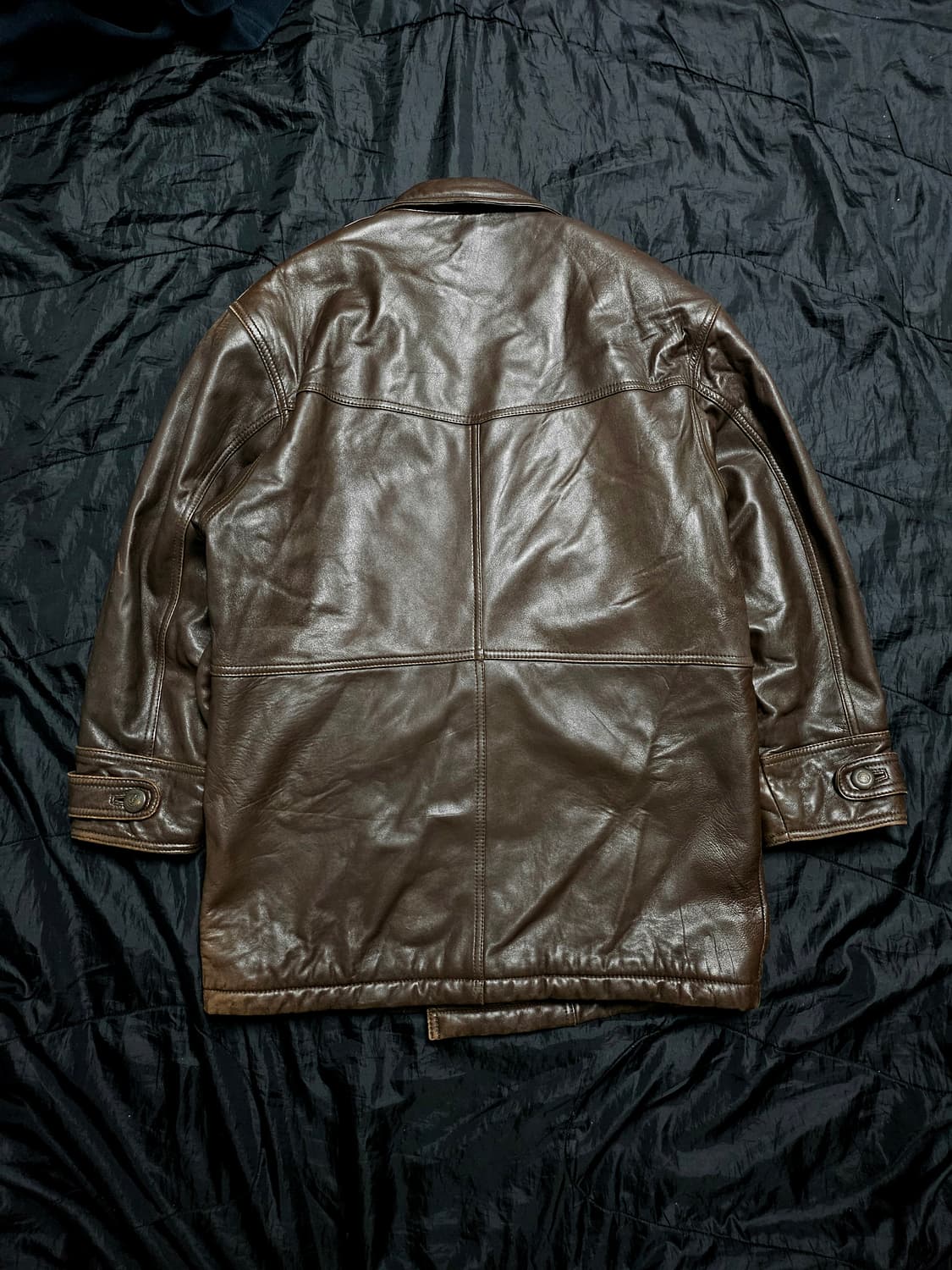 Ysl 더플 레더 코트 100 상품이미지2