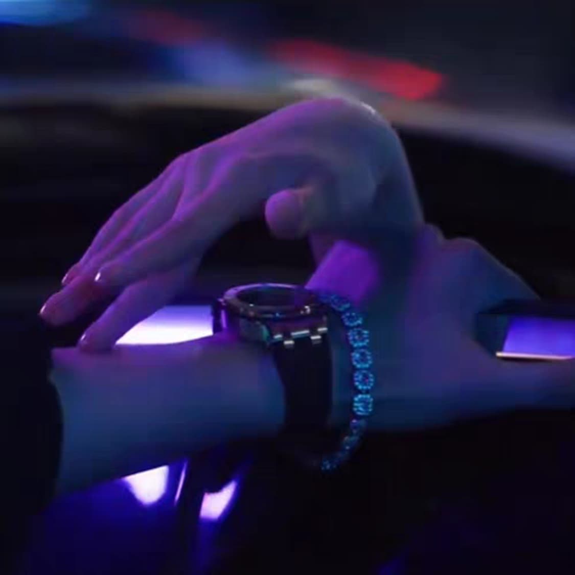 Oceanora 7mm 풀 지르코니아 초광택 팔찌, 힙합 스타일 상품이미지6