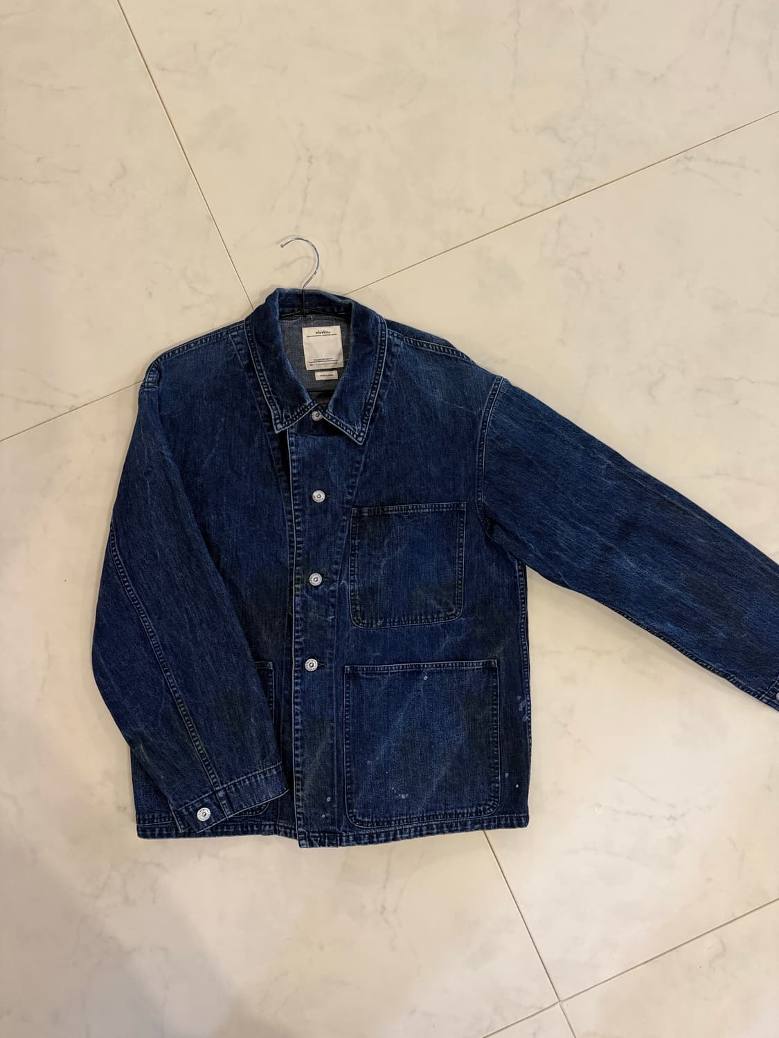 비즈빔 페인팅 데님자켓 상품이미지2