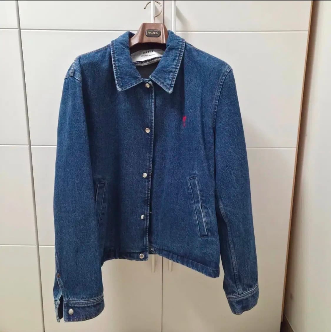 ami 아미 스몰 하트 데님 자켓 XXL 상품이미지1