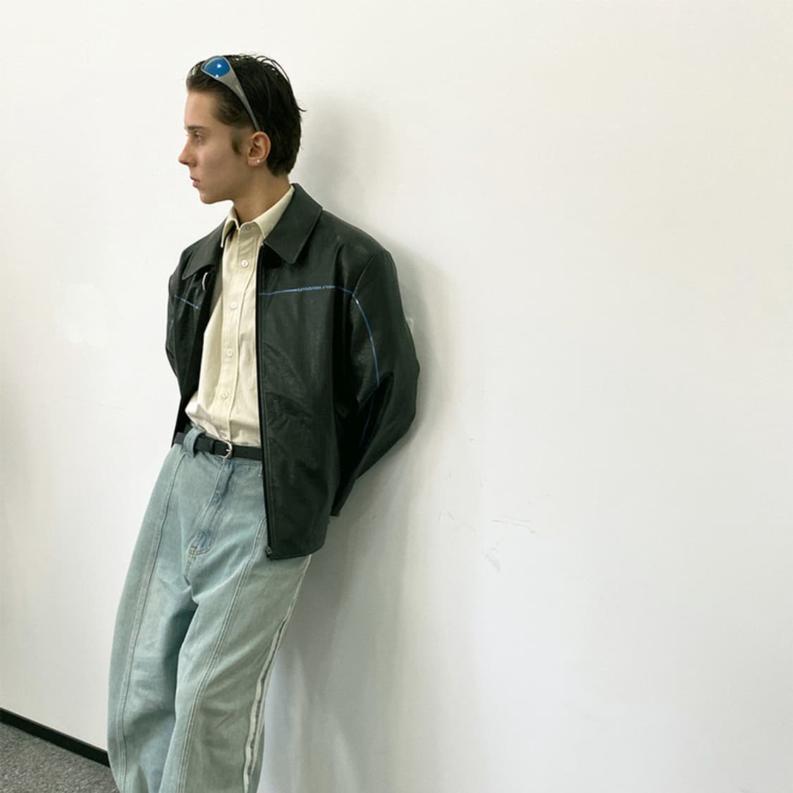 우마미즘 비건 레더 재킷 s 상품이미지3