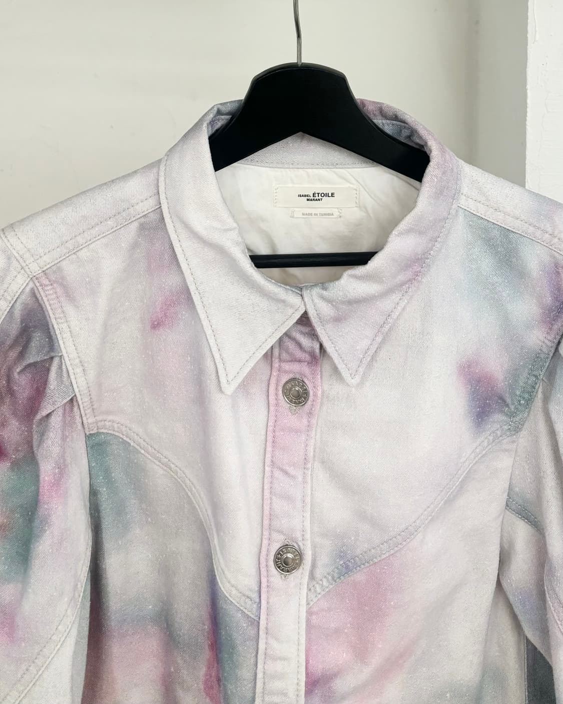 이자벨마랑 레오나 타이 다이 데님 셔츠 상품이미지2