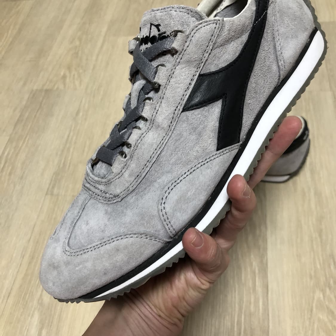 (245) 디아도라 diadora 헤리티지 스웨이드 이큅 스톤워시 그레이 상품이미지4