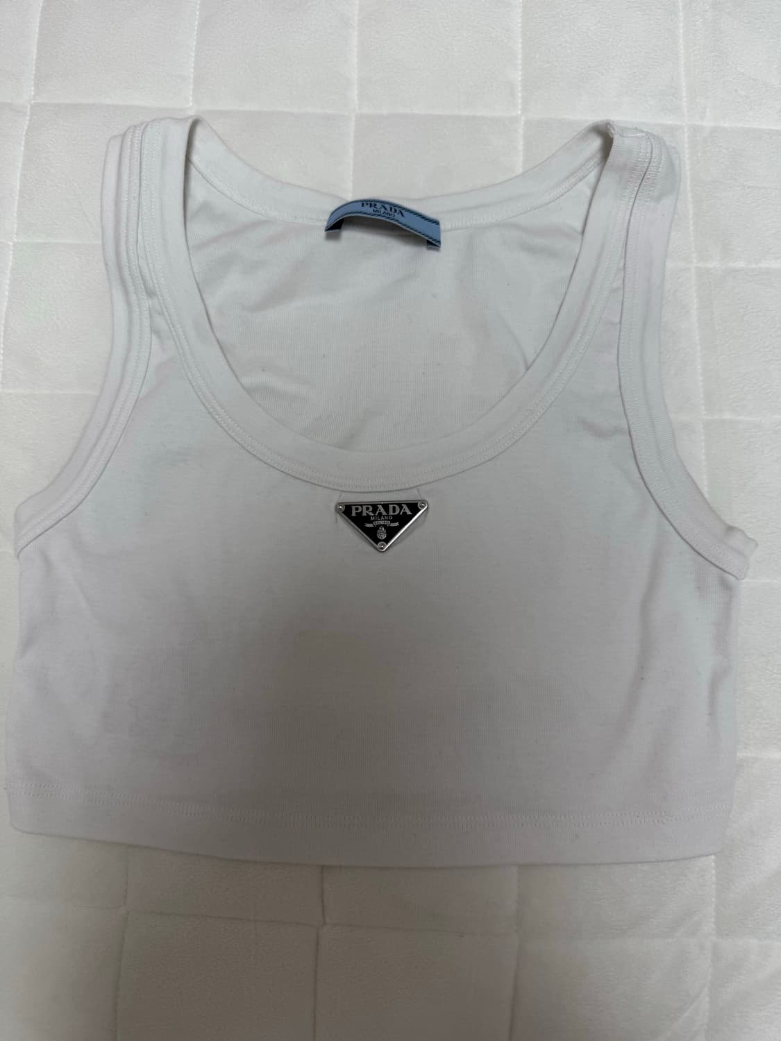 프라다 저지 크롭 탱크 탑 36 상품이미지2