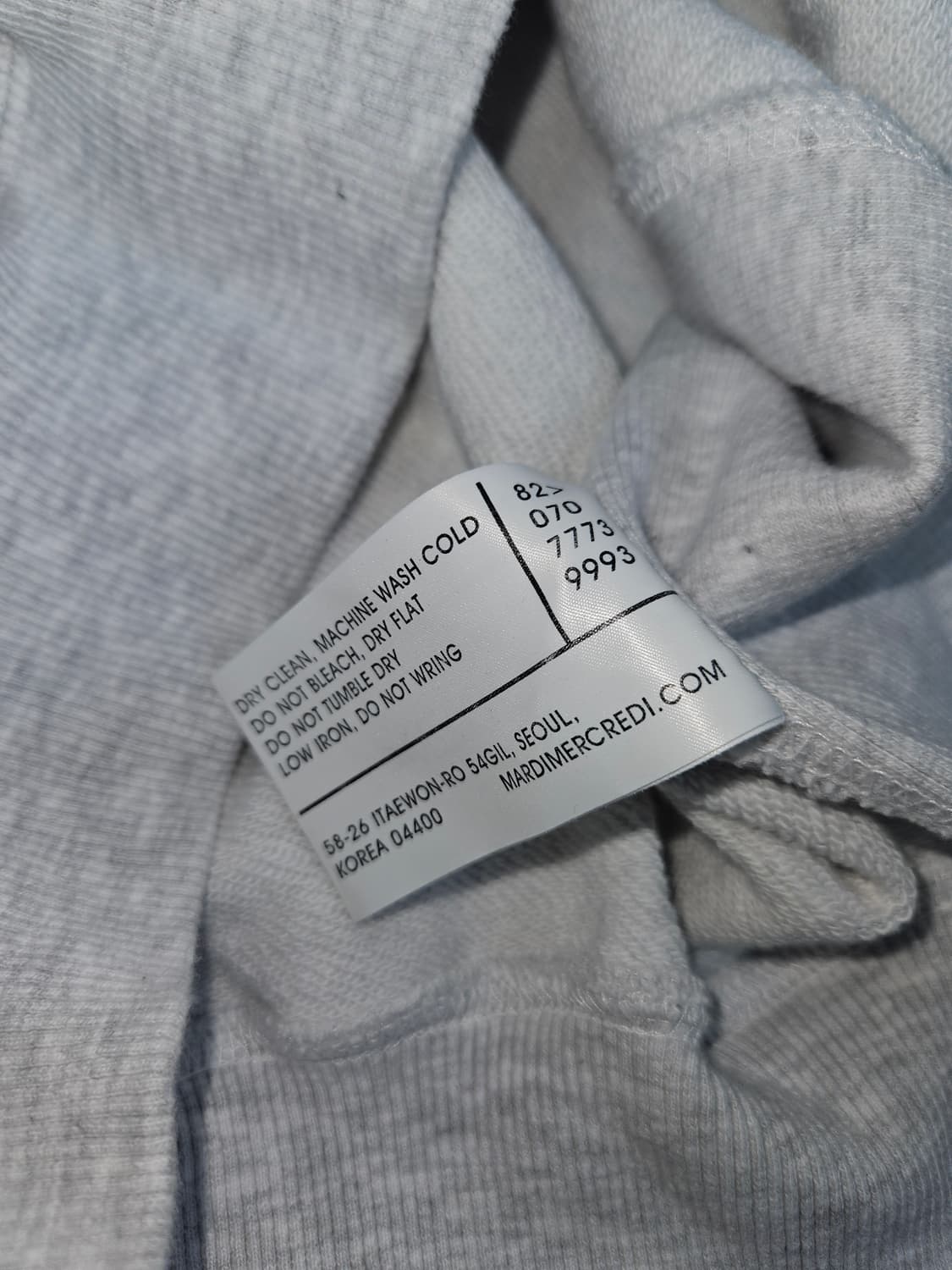 마르디 메크르디 악티프 후드티 후디 워터블루 F 상품이미지6