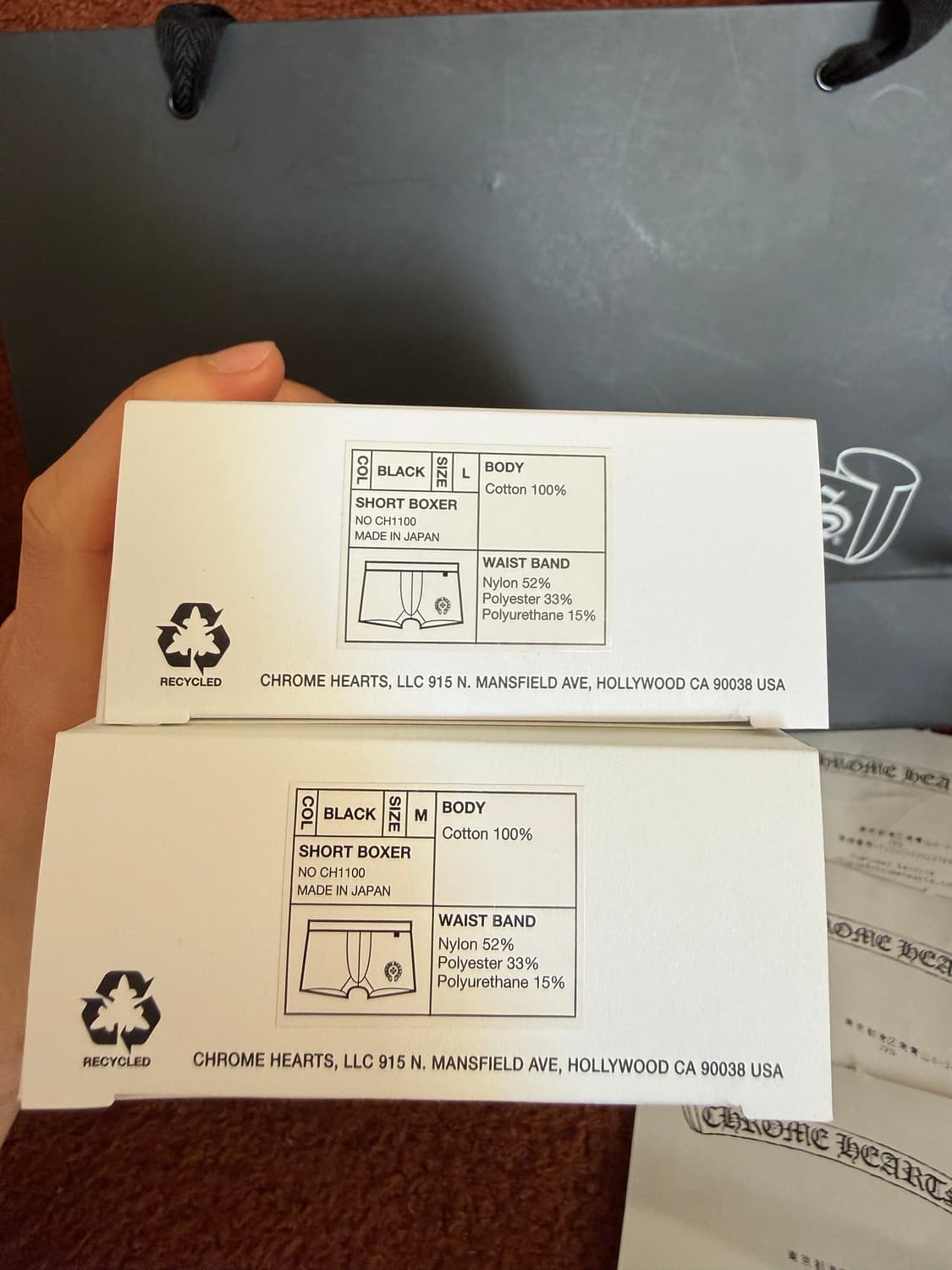 크롬하츠 복서 브리프 M,L 상품이미지2