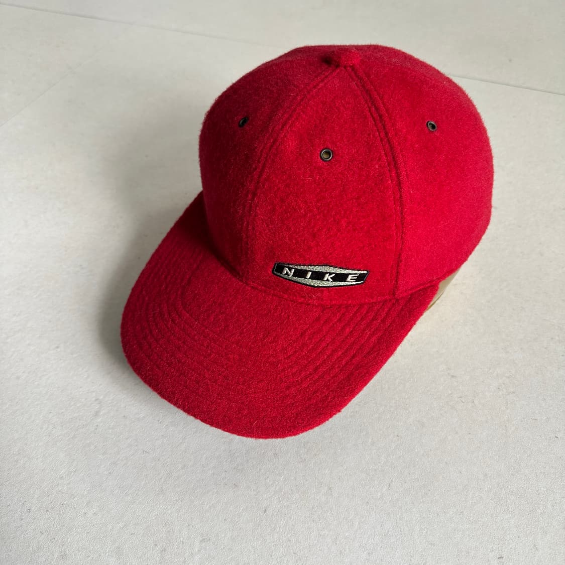 90년대 나이키 빈티지 울 혼방 캡 레드 (F9YSK)  상품이미지1
