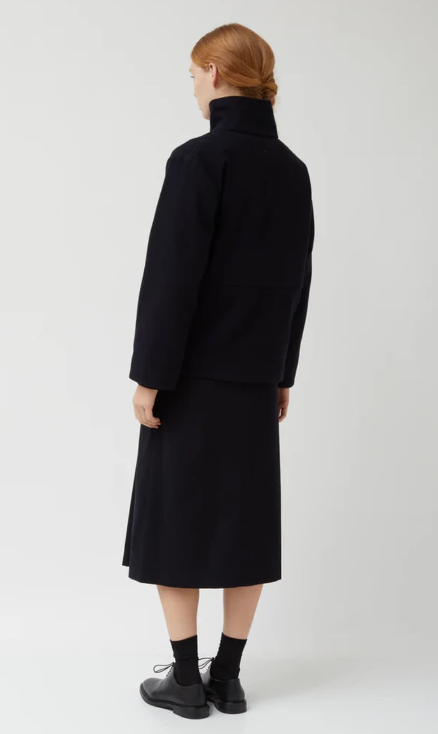 마가렛호웰 여성 하이 카라 맬튼 숏 코트 상품이미지5