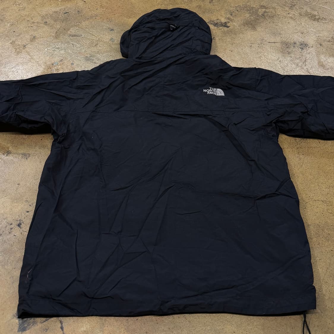 [정품/L] 노스페이스 블랙 바람막이 후드 자켓 b14 상품이미지4