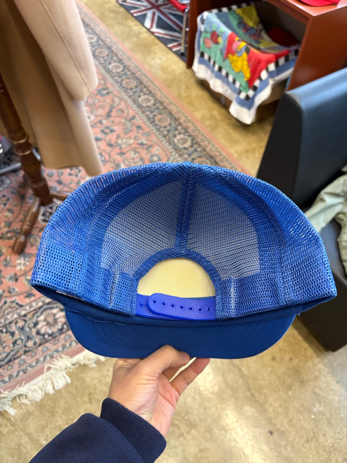 80s 미국 바나작 쉐보레 홍보용 트러커캡 데드스탁 상품이미지6