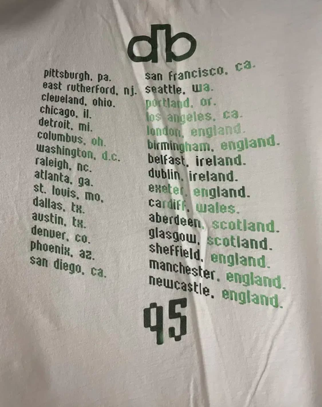 데이비드 보위 90s 밴드티 상품이미지4