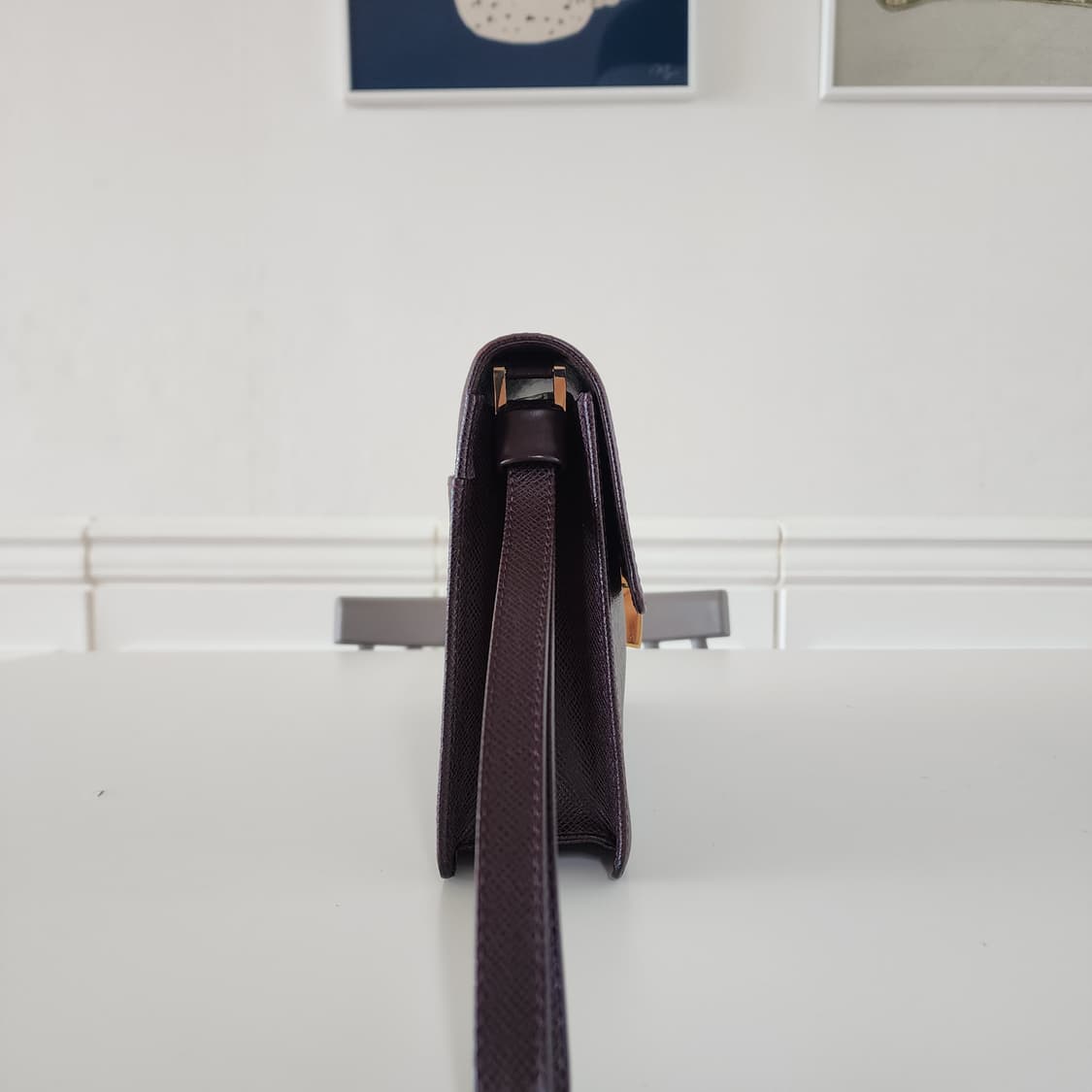 상태양호 루이비통 타이가 세렌가 클러치백 아카주 다크와인 상품이미지5