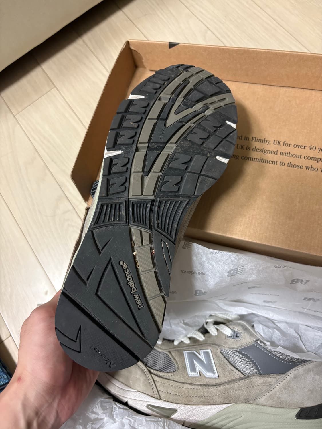 뉴발란스 991 그레이 색상 UK 9.5 상품이미지7
