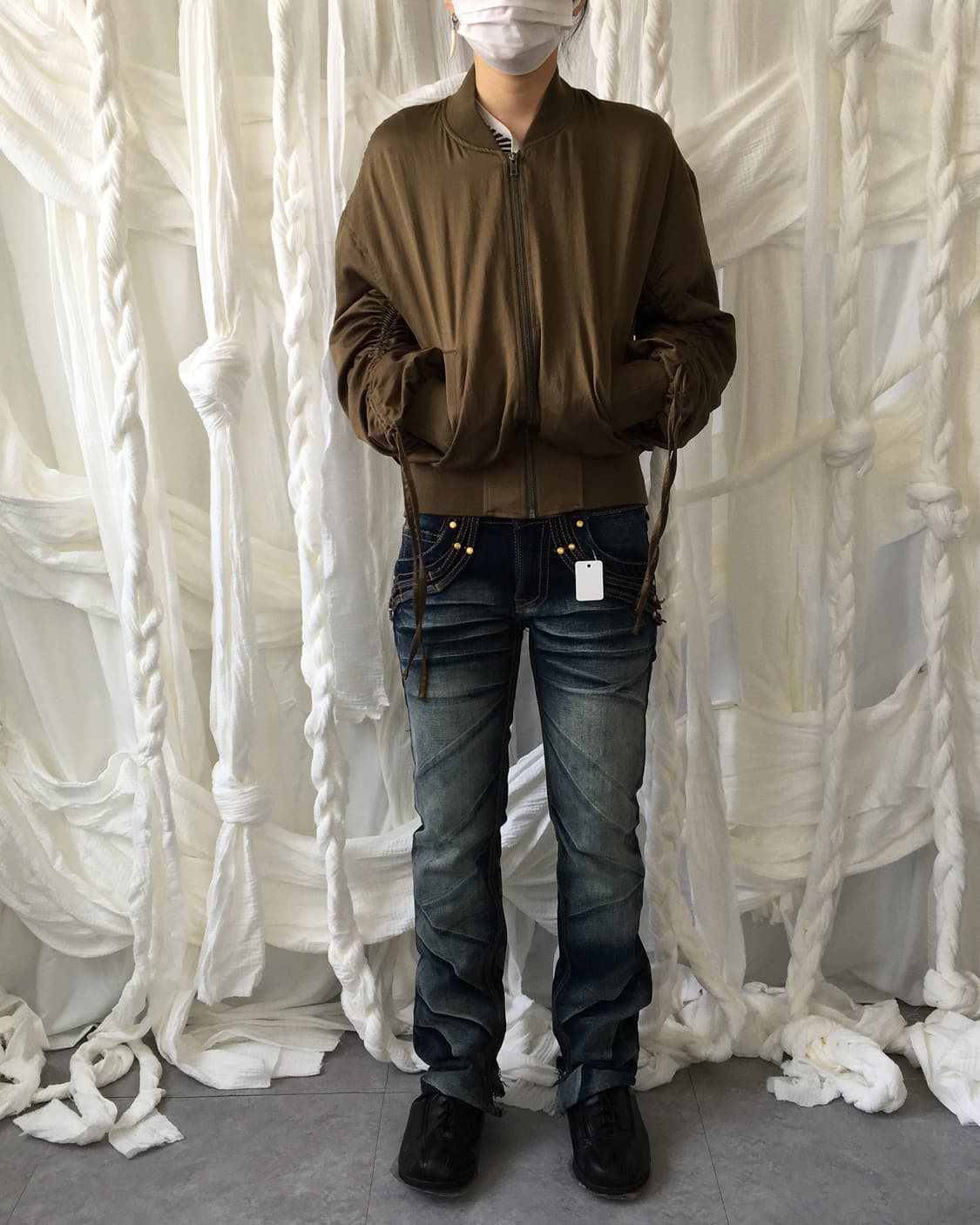 Shirring point ma 1 jacket 상품이미지1