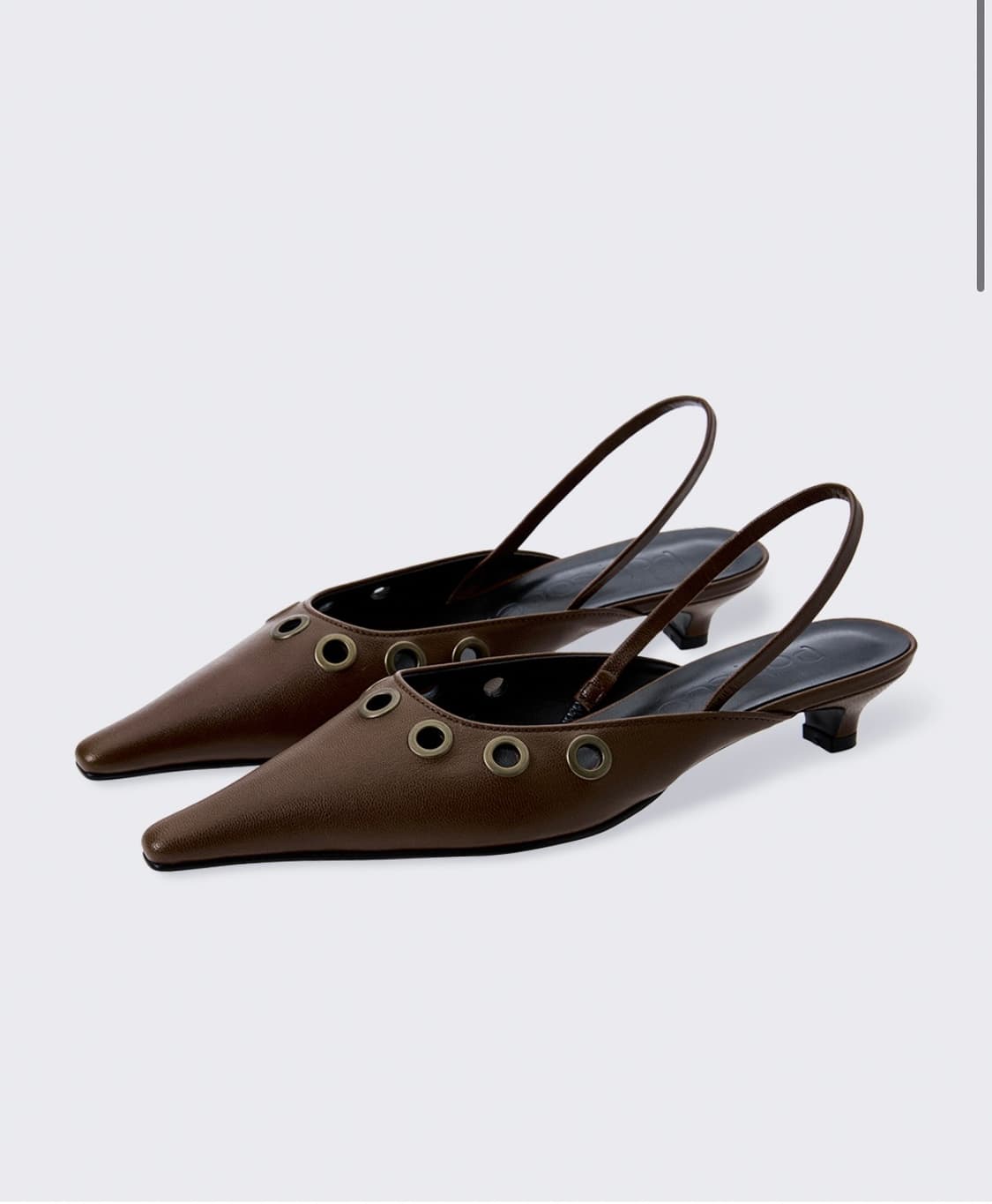 Polysooem_폴리수엠 슬링백 힐_ 브라운 상품이미지4