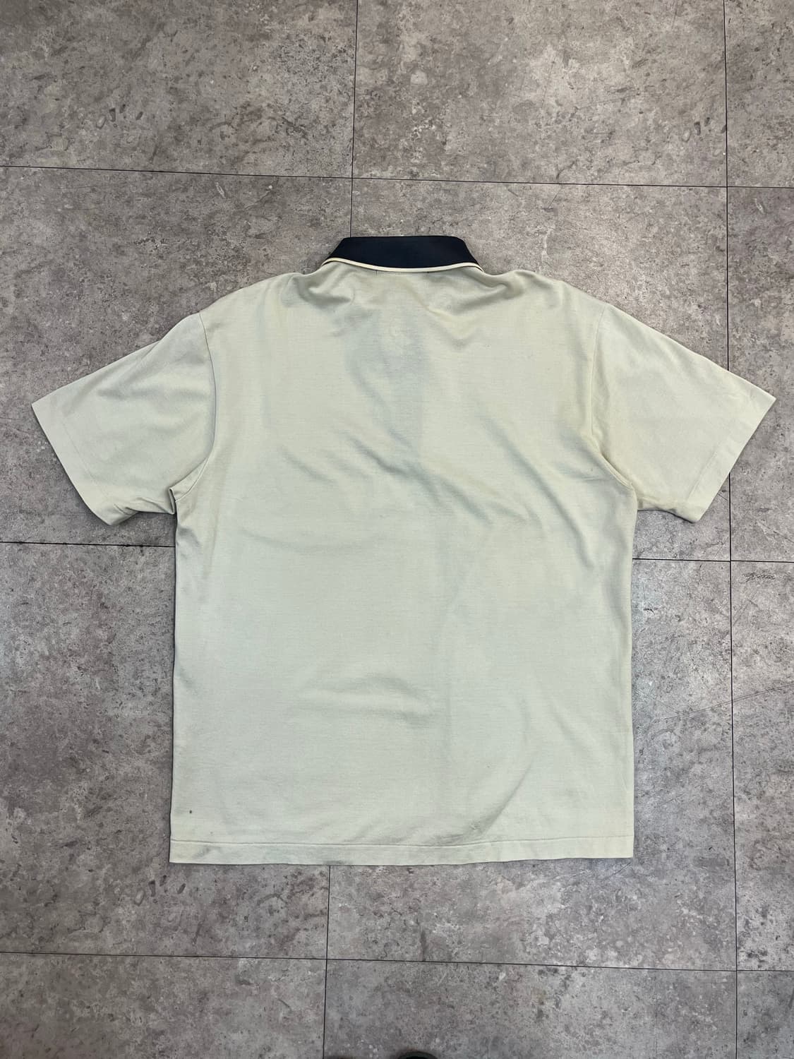 입생로랑 포켓 반팔 카라티 아이보리 100 #csz3608 상품이미지8