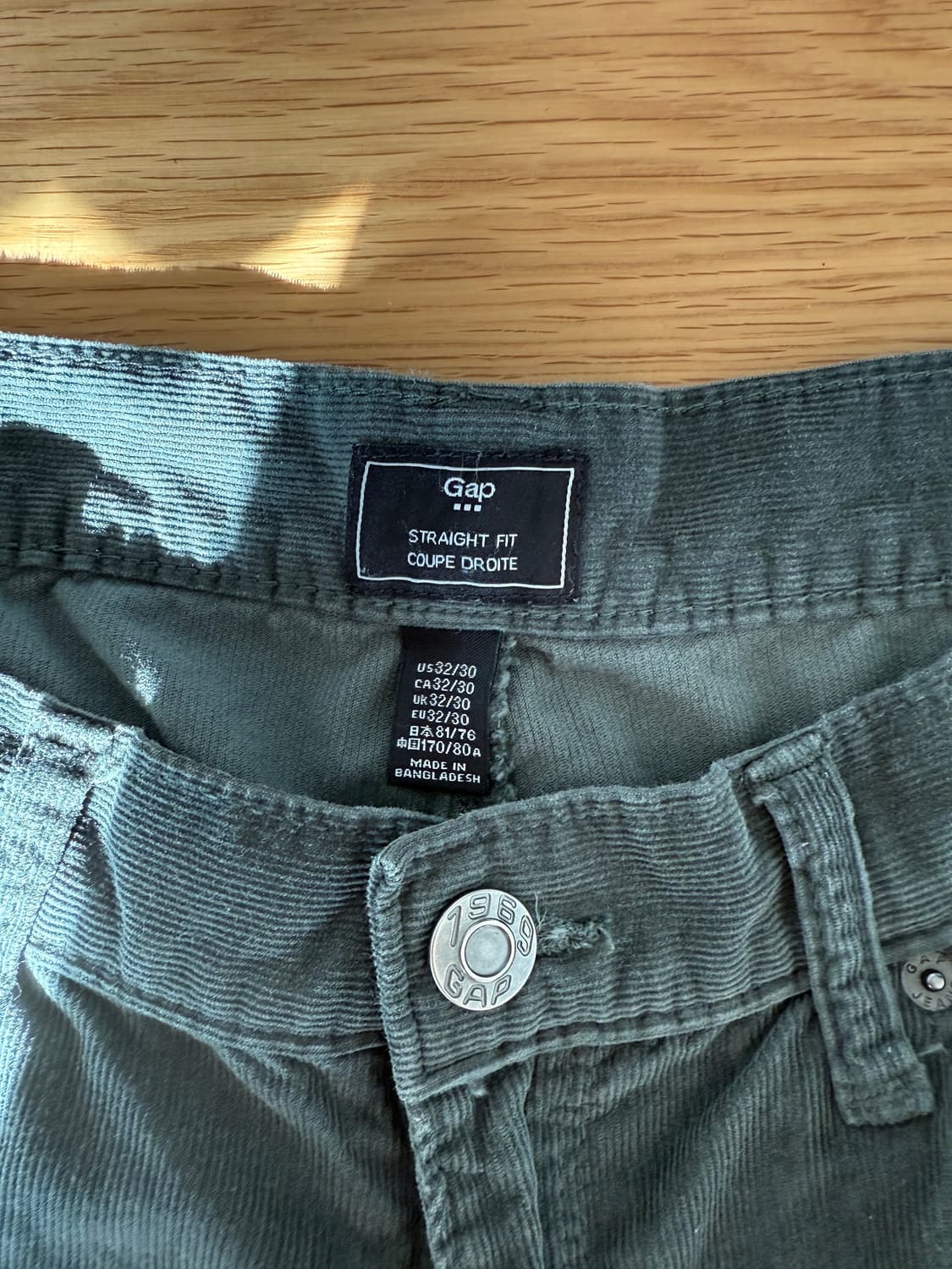 갭(GAP) 코듀로이 팬츠 상품이미지5