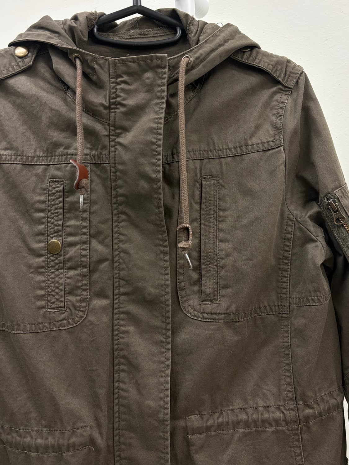 빈티지 카키 야상 자켓 상품이미지6