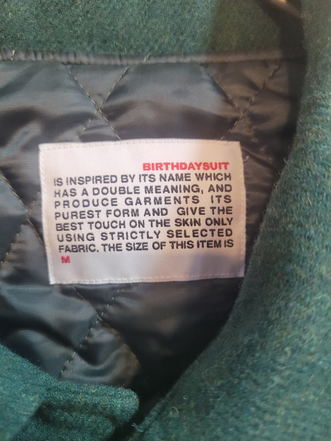 벌스데이수트 바시티 자켓 M 상품이미지2