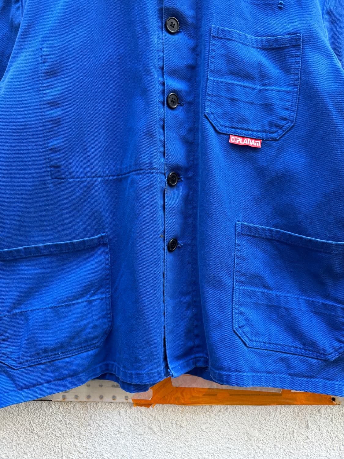 OLD VINTAGE PLANAM WASHED BLUE 프렌치워크자켓 상품이미지7