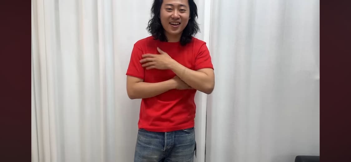 A.ta 니트 반팔 (L) 판매합니다. 시착 1회 상품이미지3
