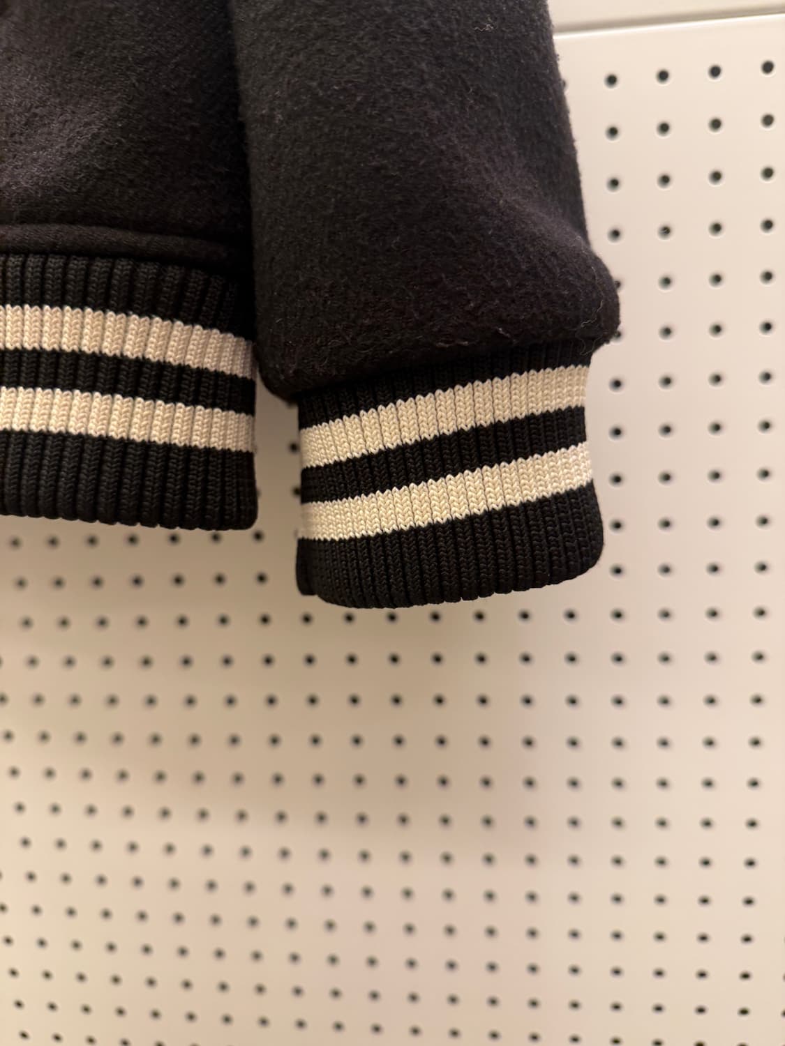 파르티멘토 블랙 모직 바시티 자켓  U65 상품이미지3