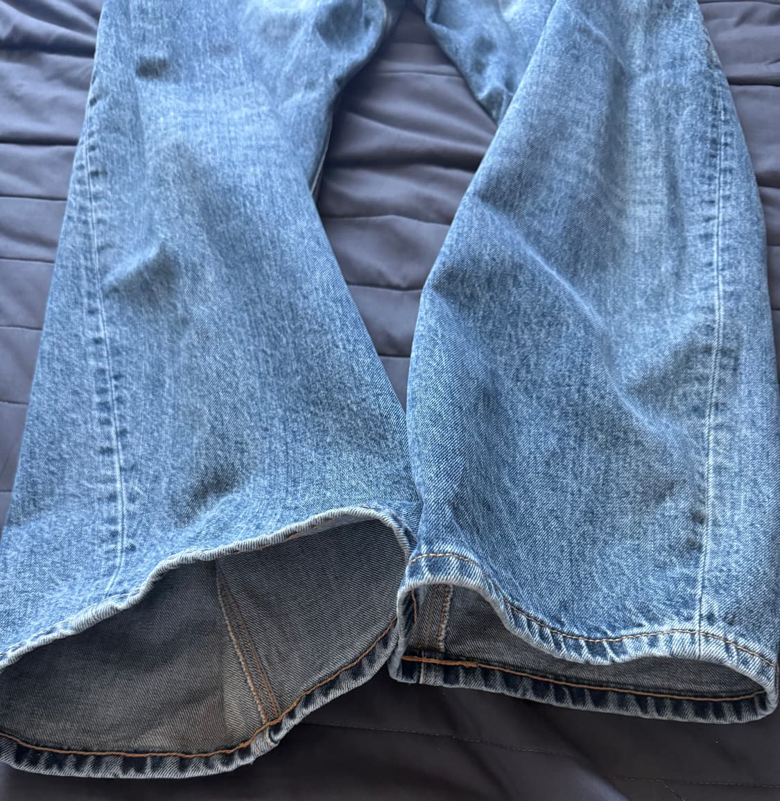 해칭룸 와이드 커프진팝니다 상품이미지3