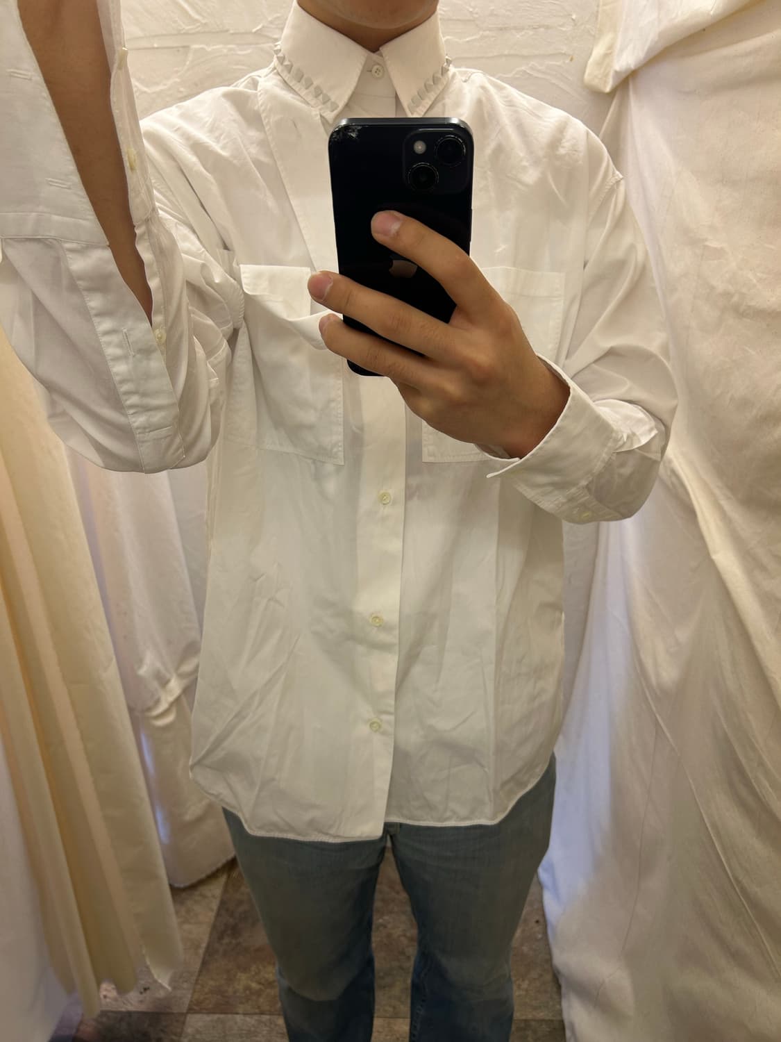 Valentino 스터드 셔츠 상품이미지2