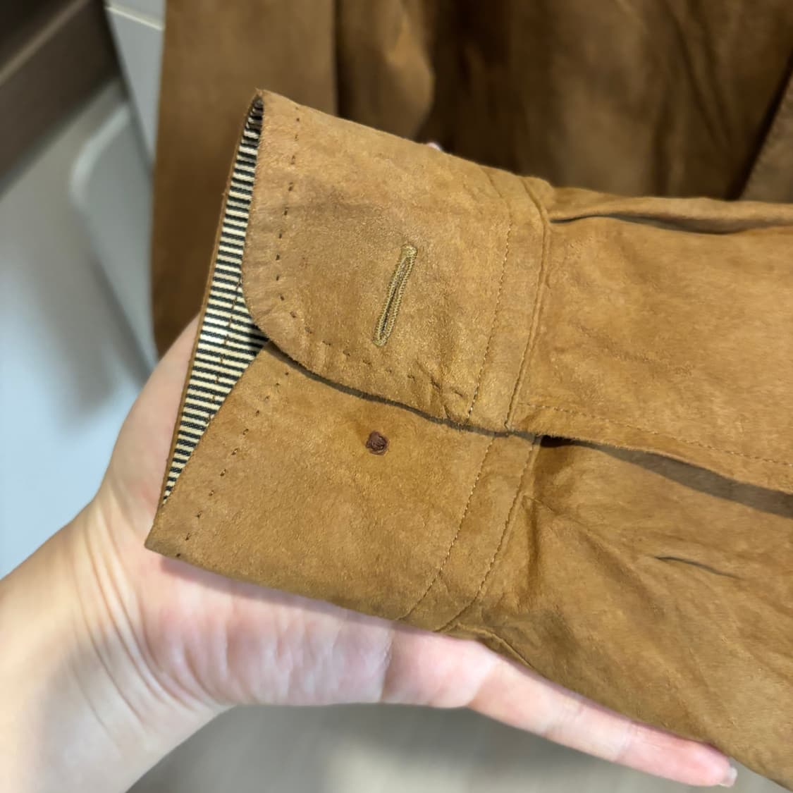 23区 HOMME 스웨이드 셔츠 자켓 상품이미지8