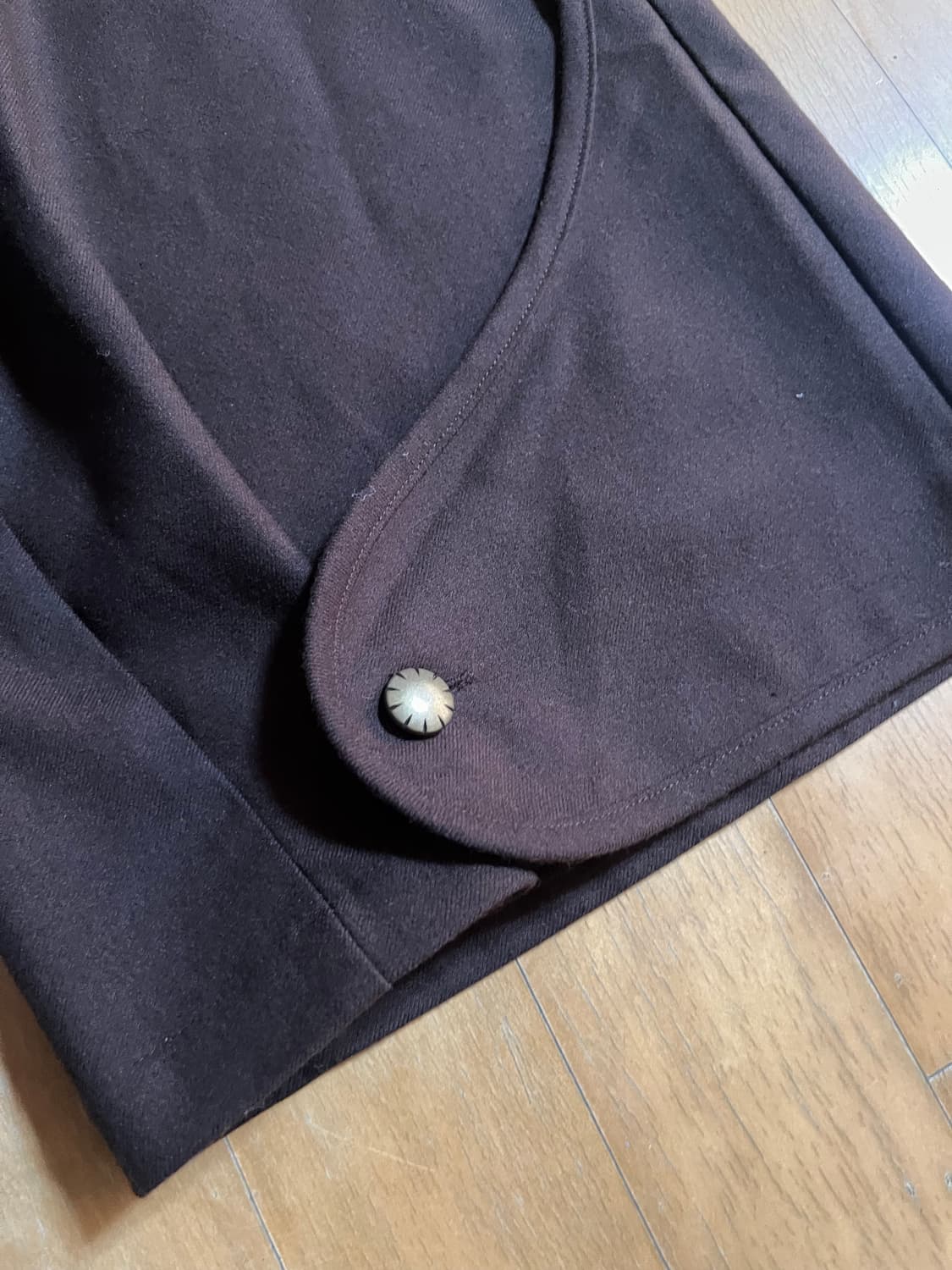 Bufotox 사이드 버튼 포인트 팬츠 브라운 M 상품이미지2