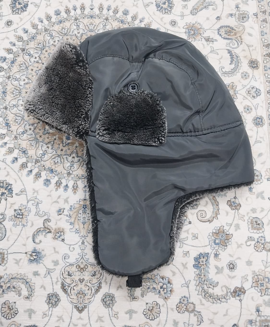 슈펜 털 안감 귀달이 모자 블랙 상품이미지3