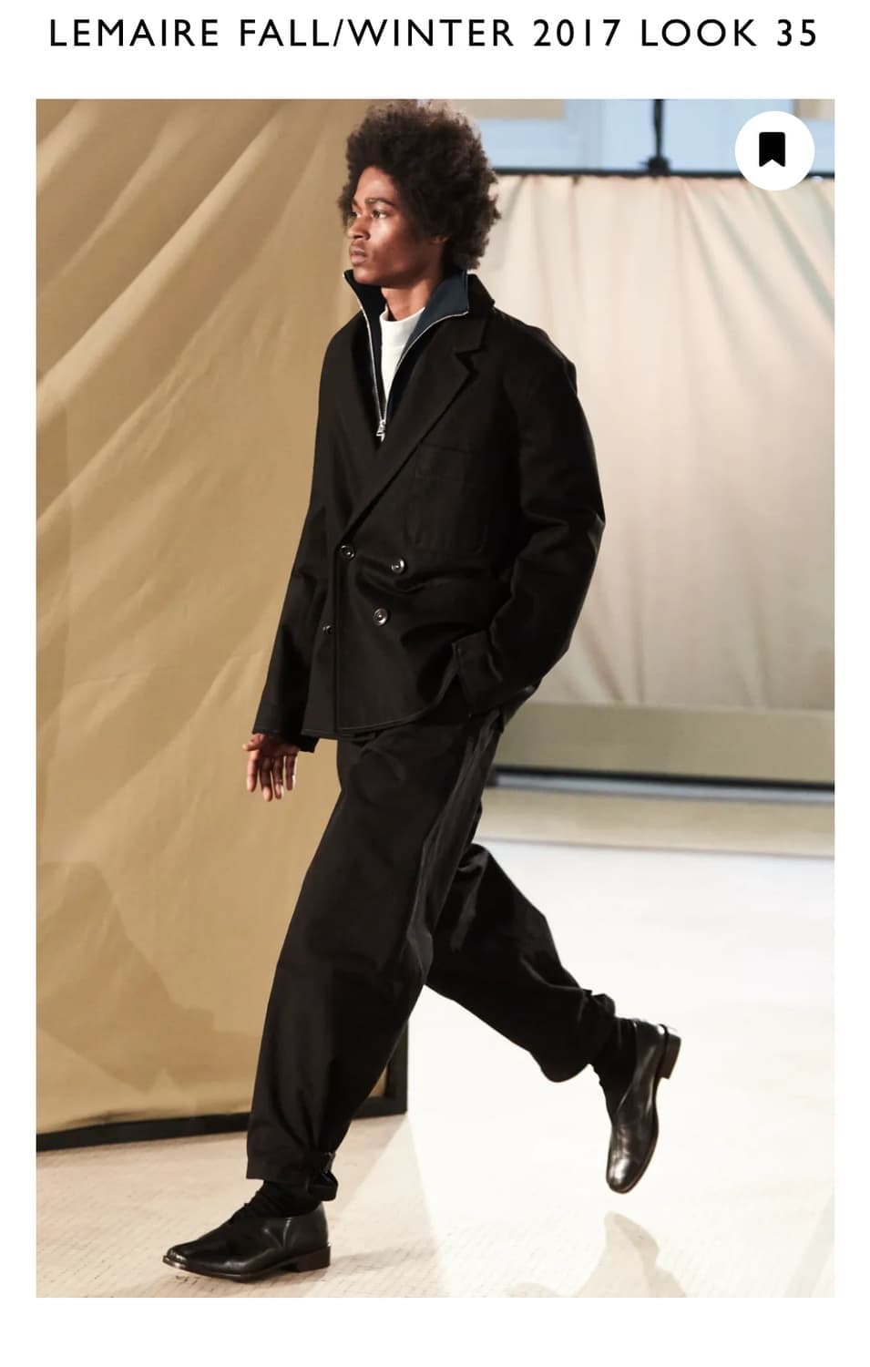 TTF✳️2017AW 르메르 해비 코튼 집업 상품이미지1