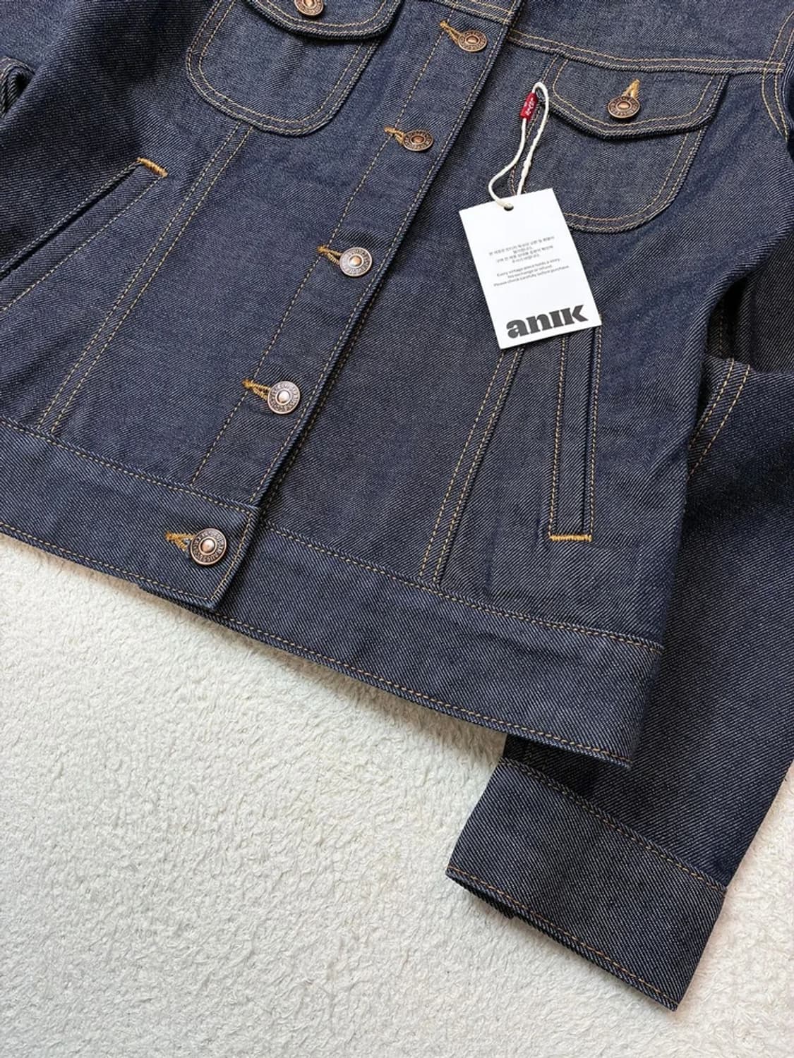 리바이스 00's 생지 데님 트러커 자켓 PN6111 상품이미지3