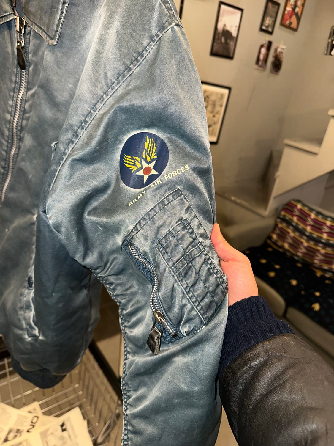 Houston reissue type B-15 flight jacket 상품이미지7