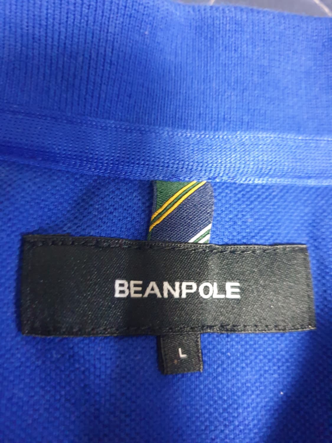 빈폴 클래식 반팔 카라티 블루 (L) 상품이미지3