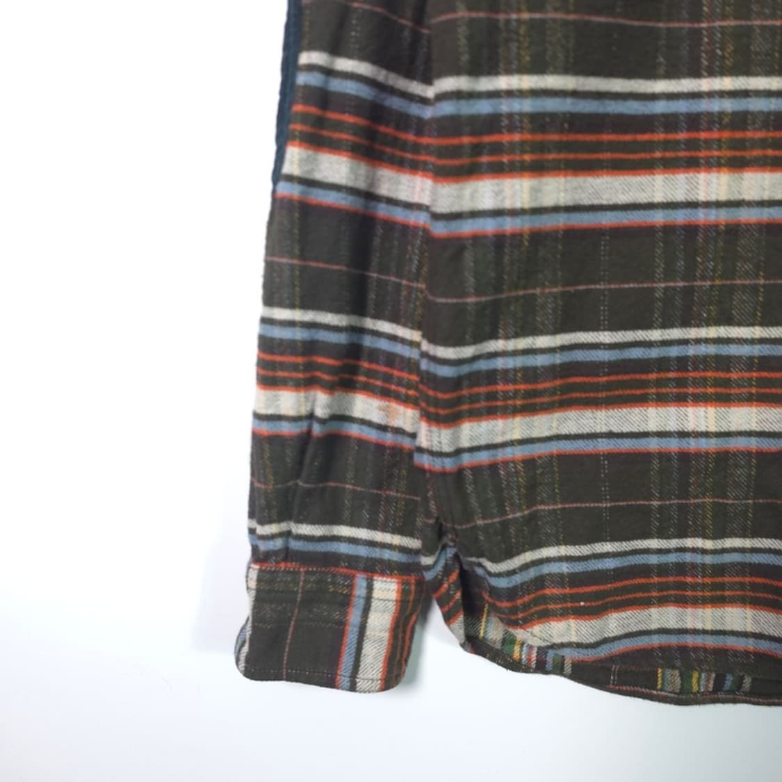 SERIES 시리즈 빈티지 플란넬 엘보패치 체크 셔츠 L 상품이미지5