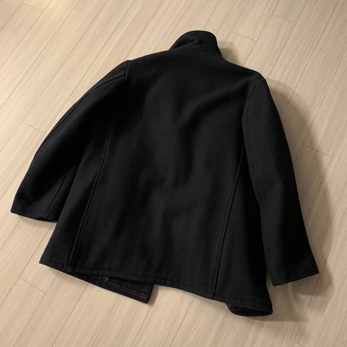 쇼트 빈티지 블랙 피코트 L 상품이미지5