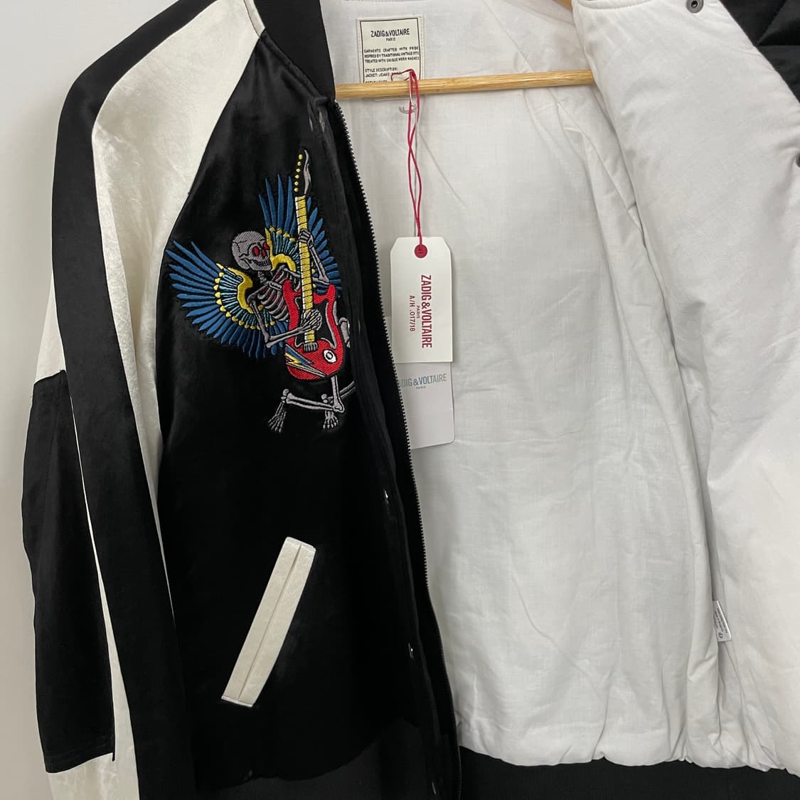 쟈딕앤볼테르 자수 스카잔 봄버 자켓 (새상품) 상품이미지10